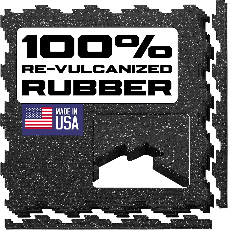 Rubber Gym Flooring Tiles