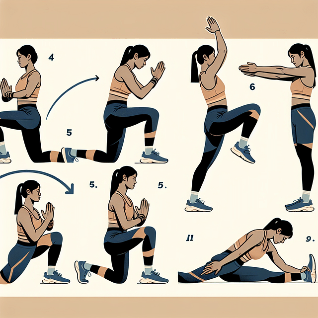 female athlete doing prayer stretch for elbows