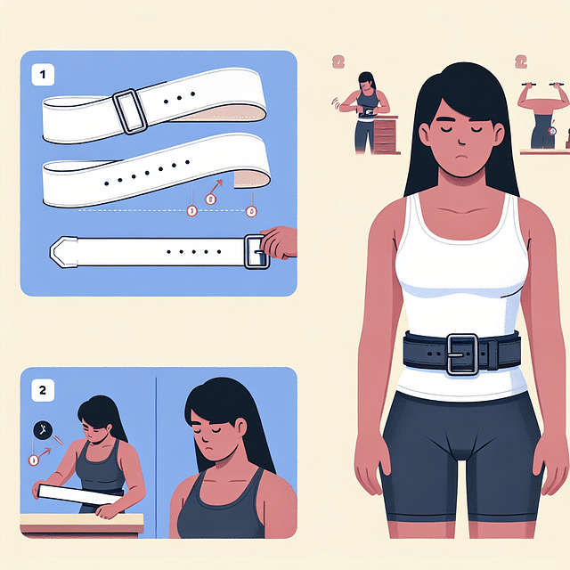 fine-tuning the fit of a weightlifting belt