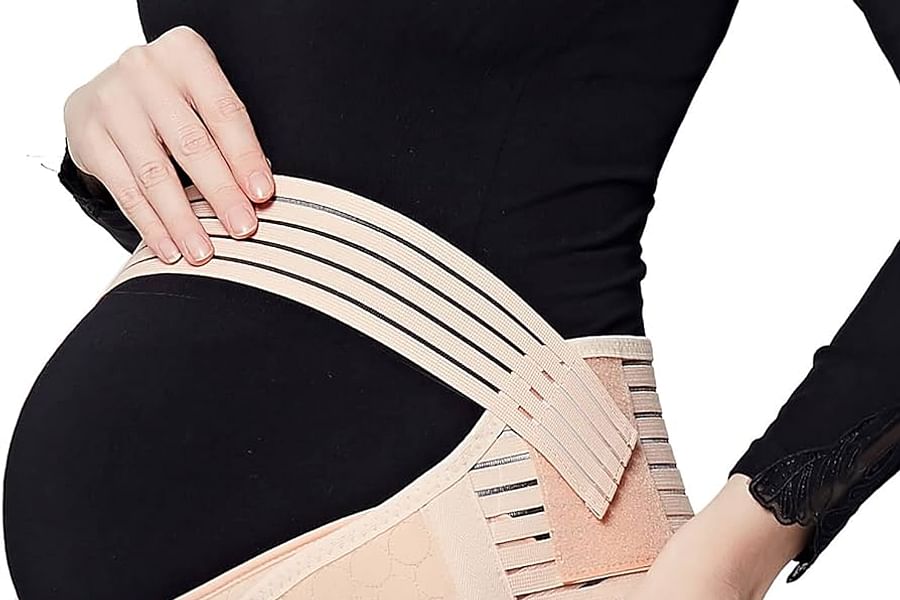 Breathable Back Support for Pregnancy Weightlifting