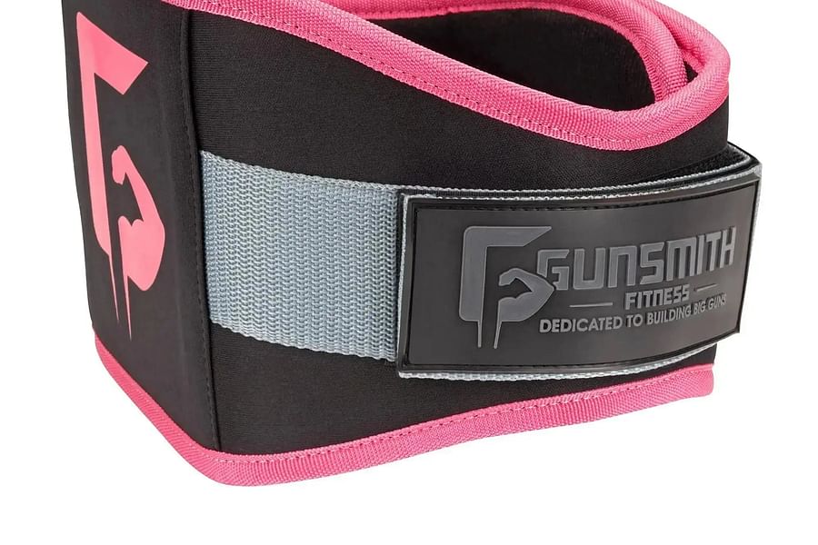 custom artwork embroidery weightlifting belt