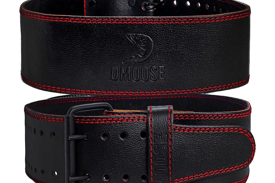 custom monogram embroidery weightlifting belt