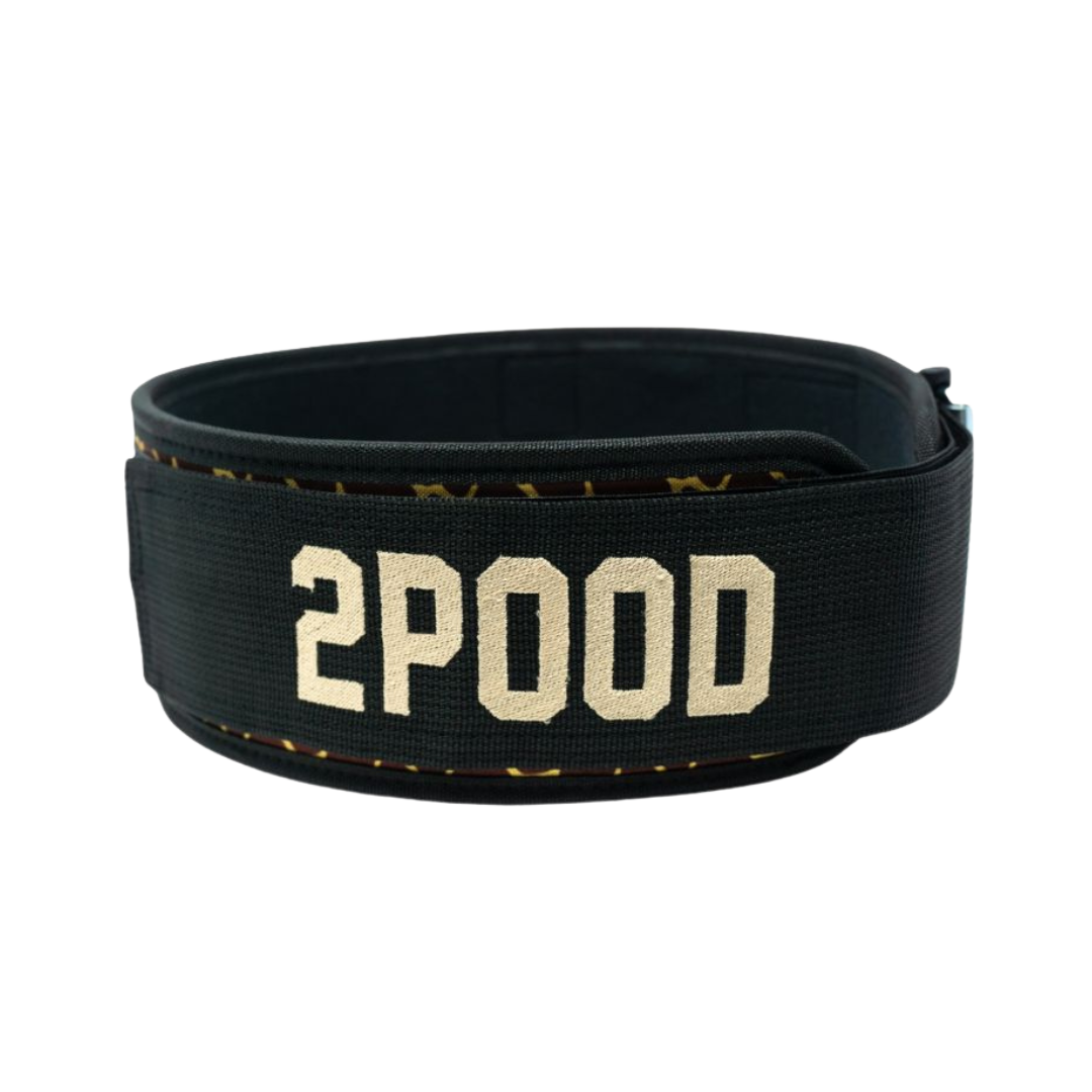 fitness motto embroidery weightlifting belt