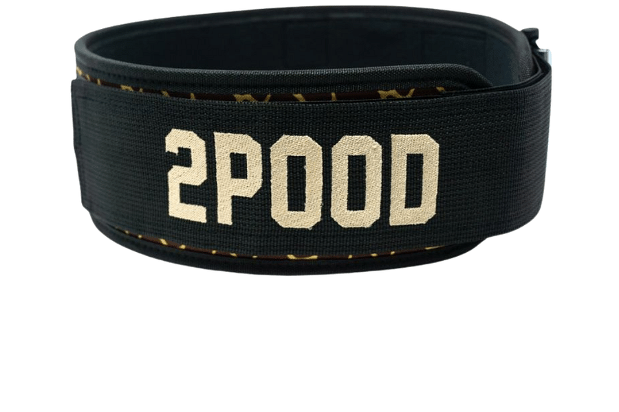 fitness motto embroidery weightlifting belt