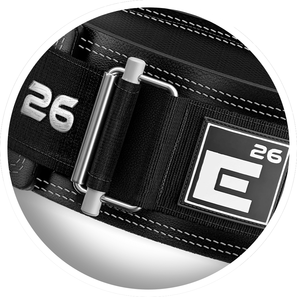 icon embroidery weightlifting belt