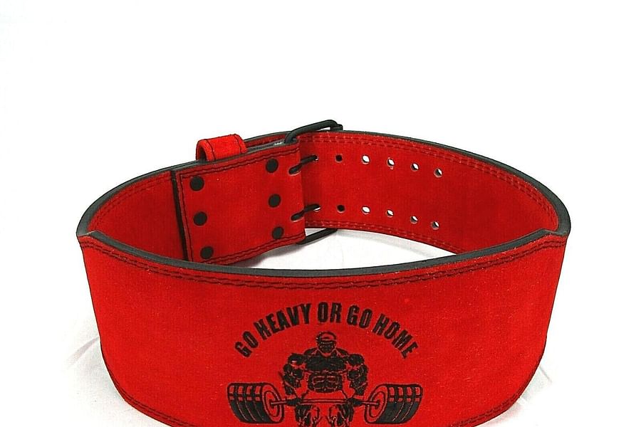 inspirational quote embroidery weightlifting belt