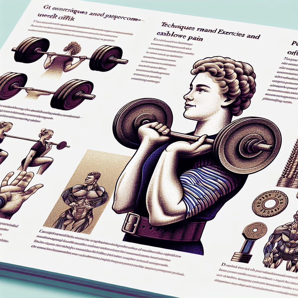 The Female Lifter's Guide to Overcoming Elbow Pain While Weightlifting