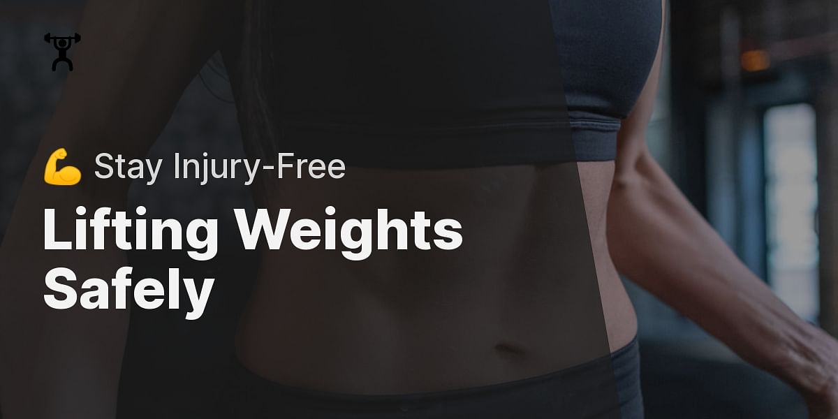 What are some safety precautions to consider when lifting weights?